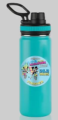 RunDisney Marathon Weekend 2023 Mickey 26.2 Miles FINISHER Water Bottle Sticker • $6.95