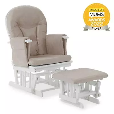 £211.48 • Buy Obaby Reclining Glider Chair With Stool (White With Sand) Nursing - RRP £250.00