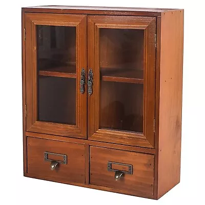RZGZKLSH Vintage Counter Top Cabinet12x4.7x14Medicine Cabinetplexiglass • $72.44