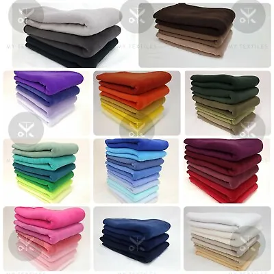 Polar Fleece Anti Pill 54 Colours - Super Soft & Warm 60  100% Spun Polyester • £7.55