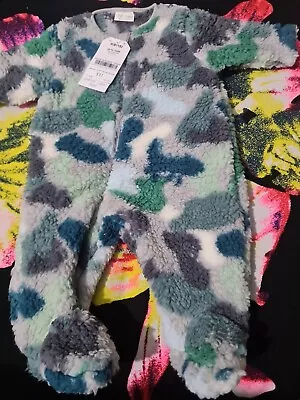 £6 • Buy Next Baby Fleece Sleepsuit Up To 1 Month