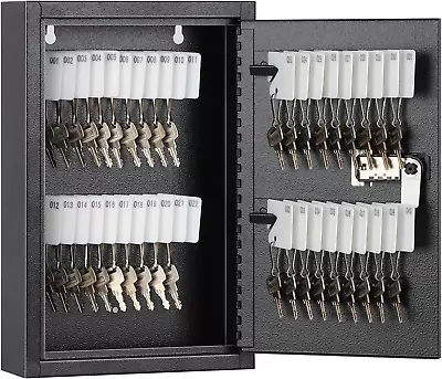 KYODOLED Locking Key Cabinet 40 Key Storage Lock Box With Code Key Management  • $40.33