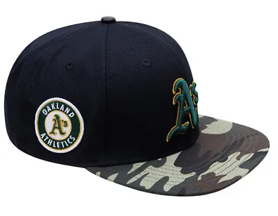 Oakland Athletics Logo Snapback Hat Camo Pro Standard • $38.90
