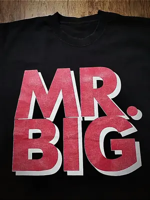 Mr. Big Logo T-Shirt Short Sleeve Cotton Black Men Women Size S To 5XL BE2029 • $24.69