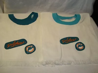 Miami Dolphins NFL Football Handmade/Tea Towel Children's/Baby Bib NEW • $12.99