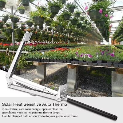 £14.19 • Buy For Greenhouse Auto Window Opener Solar Heat Sensitive Vent Double Springs