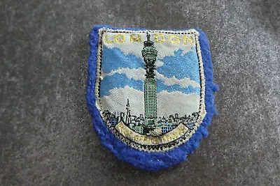 London Post Office Tower Woven Cloth Patch Badge (L85S) • £4.99