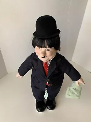 VINTAGE 1988 Oliver Hardy 16  Porcelain Figure Doll With Original Box • £30.85