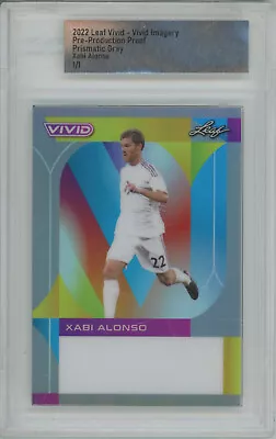 2022 Leaf Vivid Proof Prismatic Gray Xabi Alonso 1/1 • $9.99