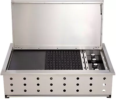 Gasmate Orion BQ10964B 4 Burner Flush Mount Drop-In Natural Gas BBQ BQ10964BNG • $1784