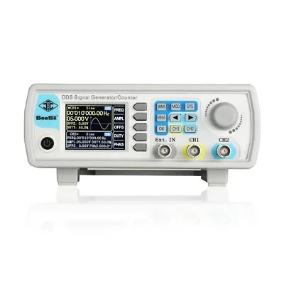 SeeSii DDS Signal Generator Counter 60MHz Dual Channel Function Frequency Meter • $119.99