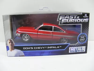 Metals Die Cast 1/32 Fast-Furious Doms Chevy Impala Red • $16