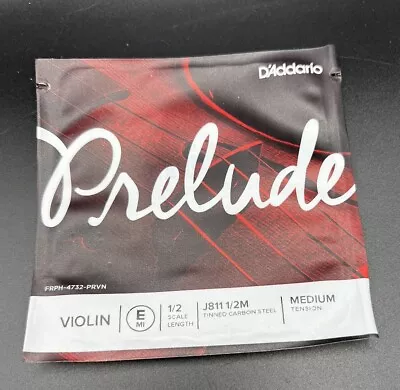 D’Addario Prelude Violin E Sting 1/2 Scale Medium Tension  • $6.99