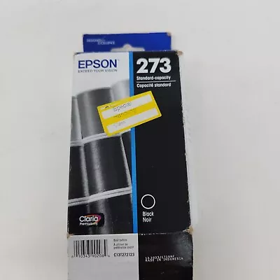 New Genuine Epson 273 Ink Cartridge Black/Noir Exp December 2023 • $7.86