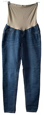 Indigo Blue Motherhood Maternity Jeans Secret Fit Belly Comfort Waistband Small • $13