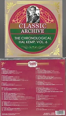 Hal Kemp & His Orchestra-chronological Vol. 6-1935-36 2 Cds-new Import Cd • $24.99