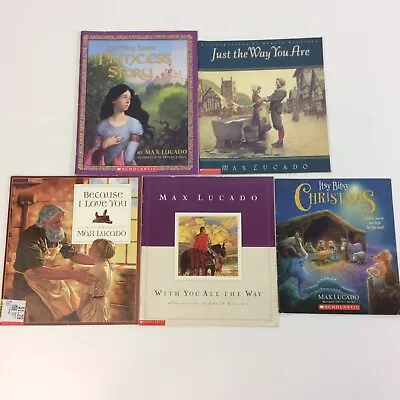  Max Lucado Preschool Kindergarten 1st Grade 5 Picture Book Lot • $19.99