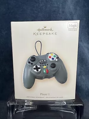 Hallmark Keepsake Ornament 2007 “Player 1” Video Game Controller NEW- 07 • $19.95