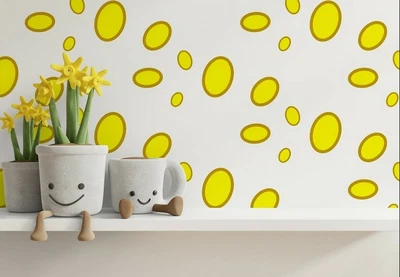 £25.72 • Buy SpongeBob Holes Wall Decor Stickers Pattern Art Decals 90 Pcs 3x3  KA2