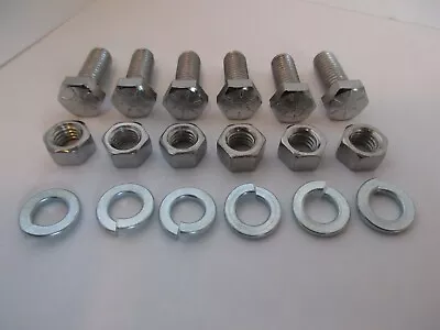 Header Collector Bolt Kit  Zinc  Grade 8  3/8 -16 X 1  #7500 • $7.95