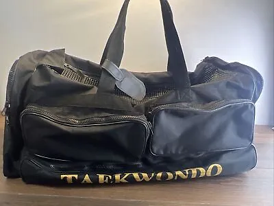 ATA Taekwondo Black Belt Academy Gear Equipment Bag Black • $34.99