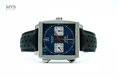 *UNWORN* 2023 TAG Heuer Monaco Calibre 11  Steve McQueen  Watch - CAW211P.FC6356 • £5350