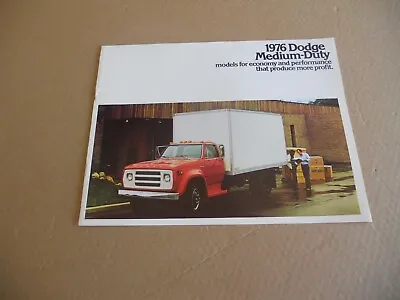 NOS Original 1976 Dodge Medium Duty Trucks Dealership Sales Brochure • $5.95