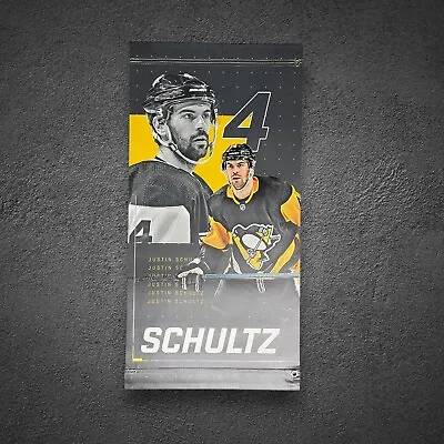Justin Schultz Player 24x48 Pittsburgh Penguins Arena Banner 002 • $59.99