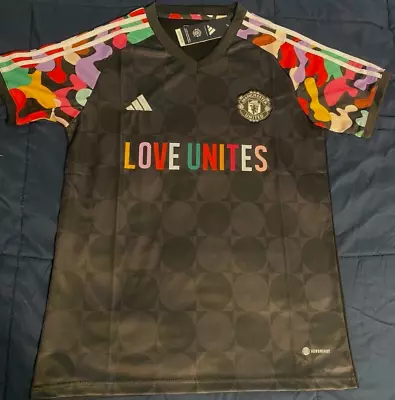 2024 Manchester United Limited Edition Gay Pride Jersey Mens Large/medium!! • $37.77