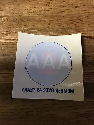 AAA Automobile Club Inside Glass STICKER Decal Southern California. New. • $21.40