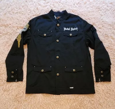 REBEL SPIRIT A Royal Way Of Life Military Style Embellished Jacket 3XL • $150