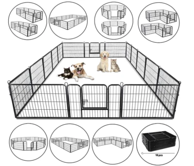 $189.99 • Buy Outdoor Dog Exercise Area Backyard Metal Cage Playpen  Indoor RV Camping Pet New