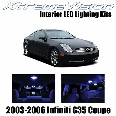 XtremeVision Interior LED For Inifiniti G35 Coupe 2003-2006 (12 PCS) Blue • $12.99