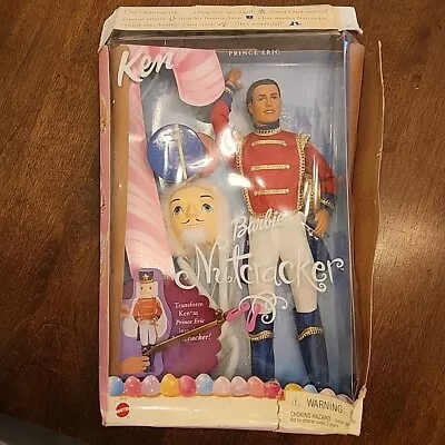 Barbie The Nutcracker Ken As Prince Eric Doll 2001 Mattel #50793 Damaged Box • $59.99