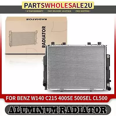 Aluminum Radiator For Mercedes-Benz 400SE 400SEL 500SEC 500SEL CL500 S420 S500 • $131.99