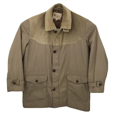 70s-80s Vintage Field And Stream Corduroy Accent Jacket Coat Zip Button Mens 46 • $15