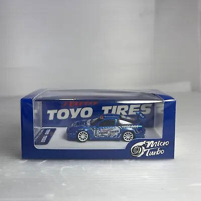 1/64 MT Nissan Silvia S13 Drift Car TOYO Tires Blue • $49.99