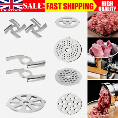 Easy To Clean Steel Mincer Hole Plate Shredder Disc Blades For Home Meat Grinder • £5.29