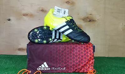 Adidas ACE 15.1 Leather FG B32818 Elit Black Boots Cleats Mens Football/Soccers • $384.08