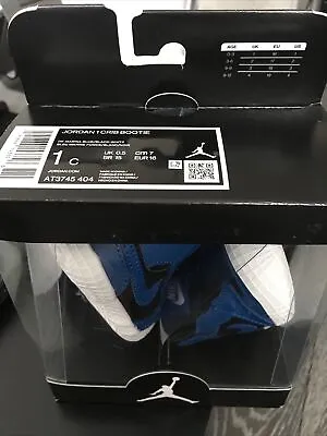 New Blue Jordan 1c  Crib Bootie UK0.5 • £32
