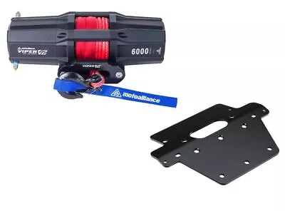 Viper 40 Feet ATV Winch Kit 6000 Lb Red With Mount For Honda Rancher 420 2014 • $459.98