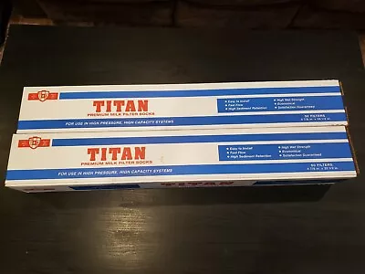 100 Titan Premium Milk Filter Socks 4-7/8  X 33-1/2  -professional  New   • $45