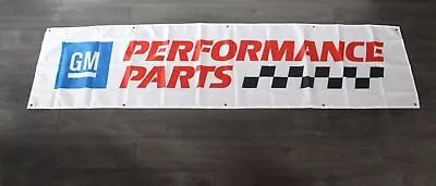 GM General Motors Banner Flag Big 2x8 Feet Auto Parts Mechanic Garage Racing • $16.17