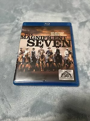 The Magnificent Seven : Yul Brynner Eli Wallach Steve McQueen (Blu-ray) • $5.60