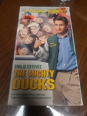 The Mighty Ducks ~ VHS ~ 1993 Plays Excellent Disney MOVIE • $4