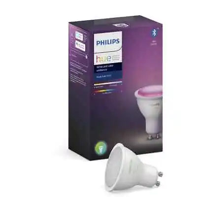 $64.95 • Buy Philips Hue - White & Colour Ambiance - GU10 Lightbulb - Brand New & Sealed
