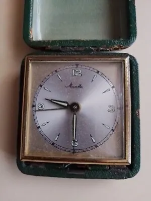 Mauthe Travel Clock In Case. Spares Or To Mend. • $2.47