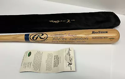 Juan Marichal HOF '83 Signed Autographed Stat Bat With ReggieJackson.com COA • $175