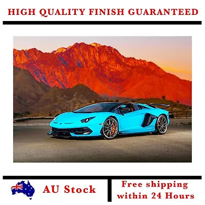 Lamborghini Car High Quality Poster Choose Your Size A4 A3 And A2 Poster Only • $22.70