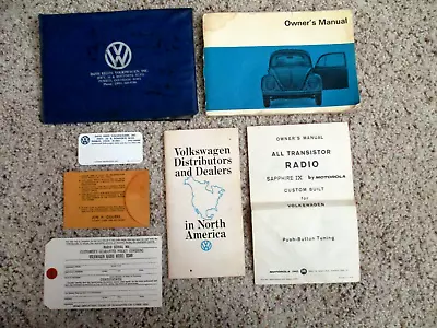 1969 Volkswagen Sedan / Convertible Factory Original Owners Manual Model 1131 • $149.95